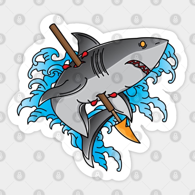 Shark Sticker by GAGO5